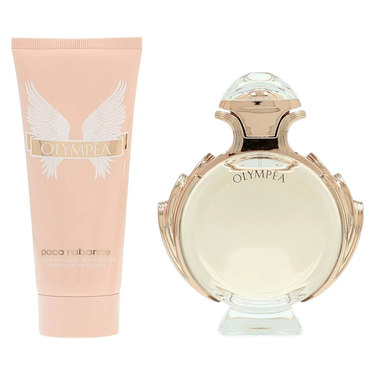 Set Paco Rabanne: Olympea Eau de Parfum for women 80ml + Olympea body lotion 100ml