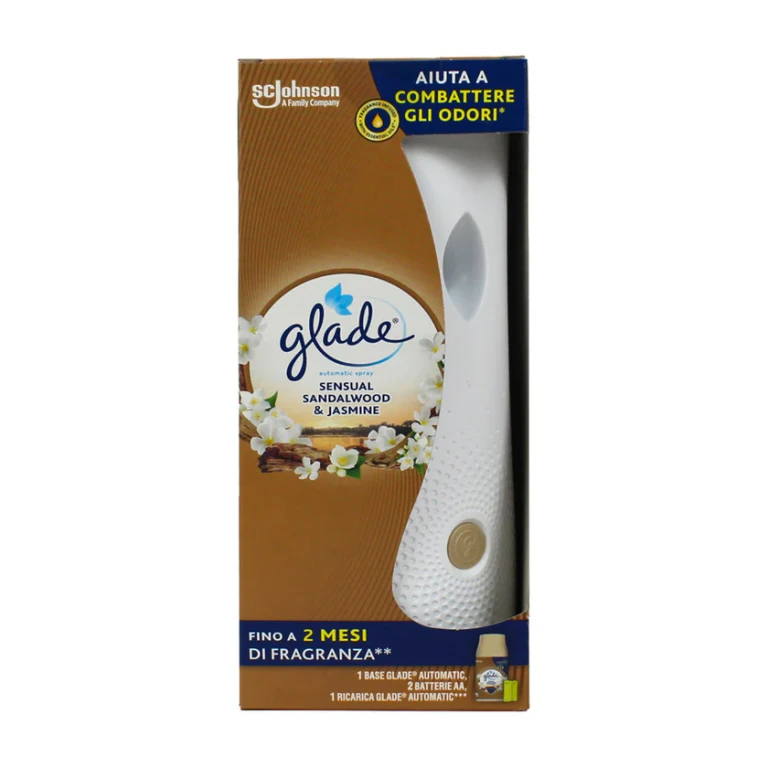 Automatic Spray Base + Refill Sensual Sandalwood & Jasmine (2 AA Batteries) 1 unit