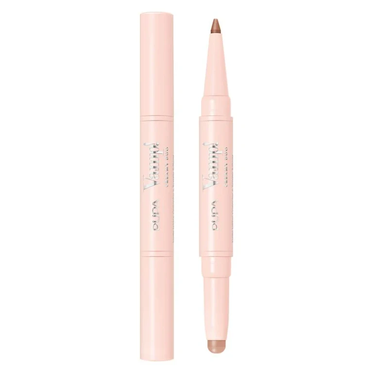 Vamp! Creamy Duo - Lápiz de labios contorneador & Barra de labios brillante 015 - Fair Warm Nude