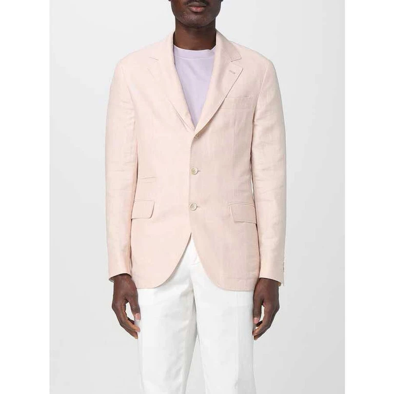 Cherry Blossom Wool Linen Blazer