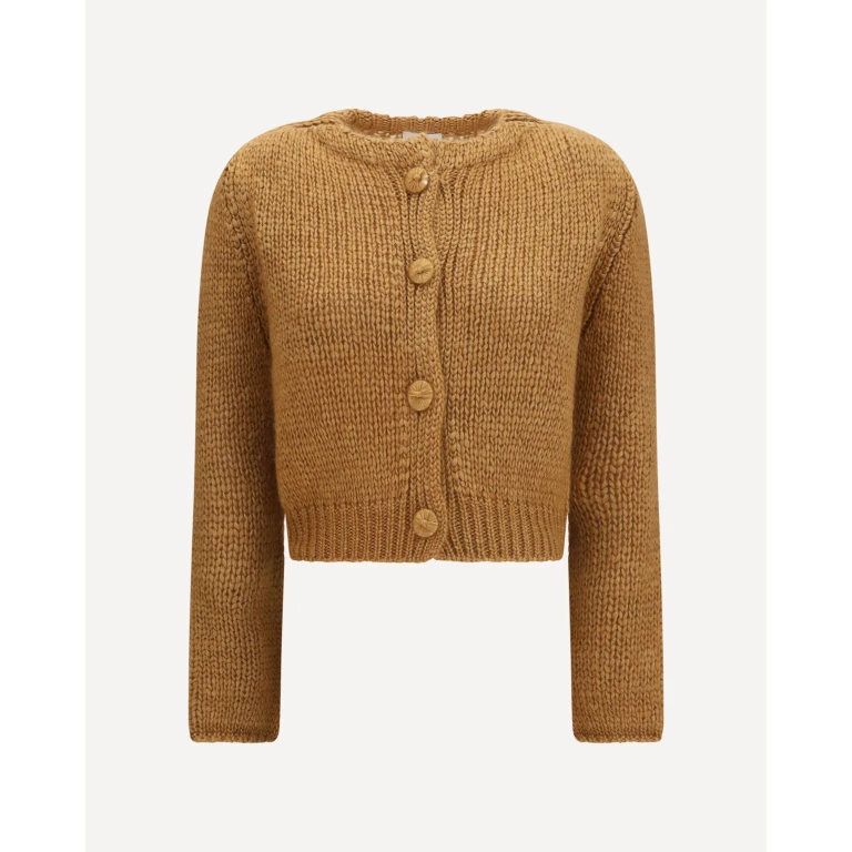 FORTE_FORTE Chunky knit Cardigan with buttons Female I