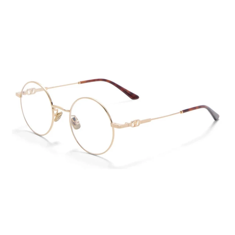 Ladies Black Round Eyeglass Frames VLX-173 D