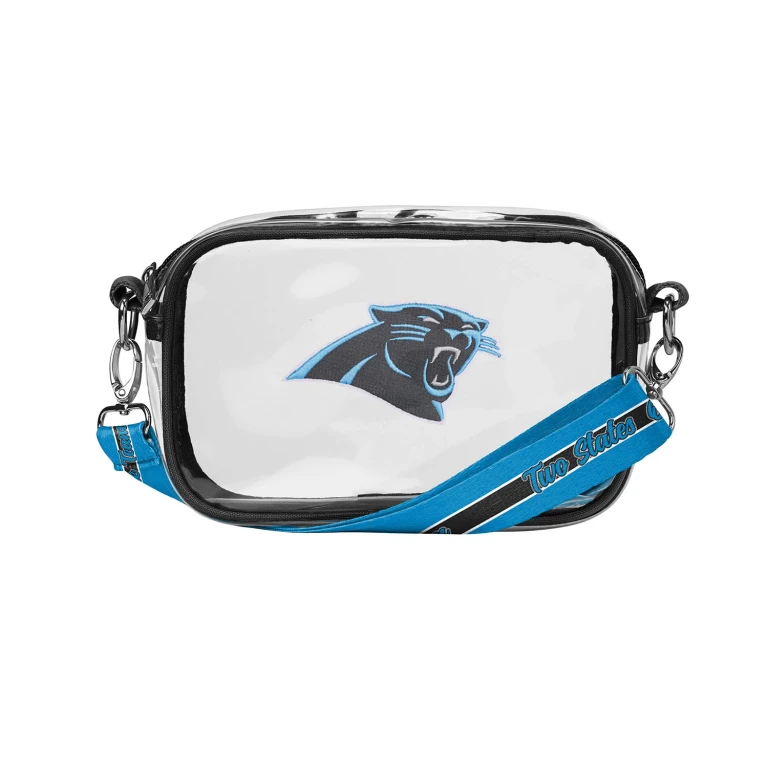 Carolina Panthers Clear Crossbody Bag