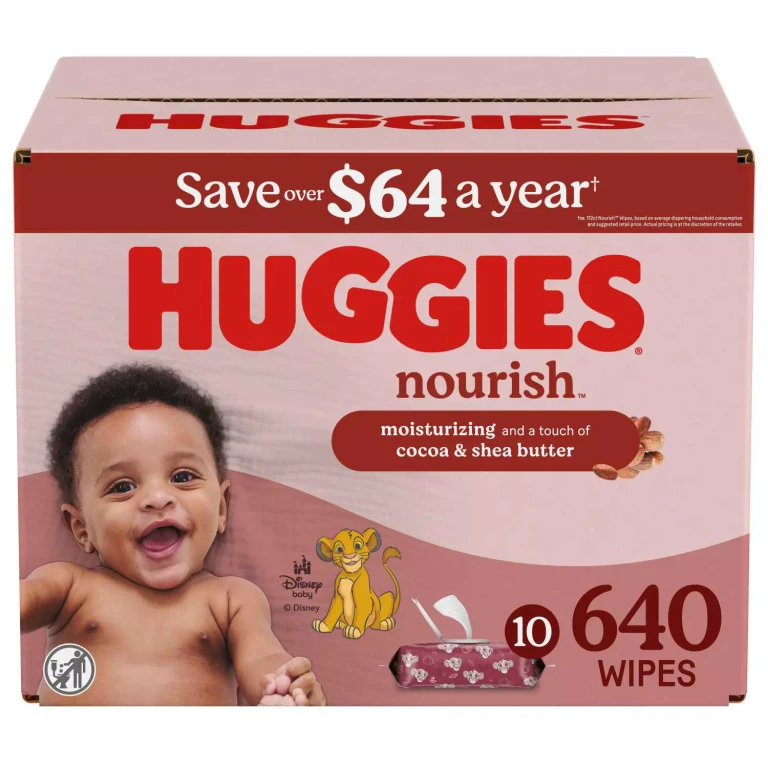 Nourish Baby Wipes, Cocoa & Shea Butter, 10 pk., 640 Wipes