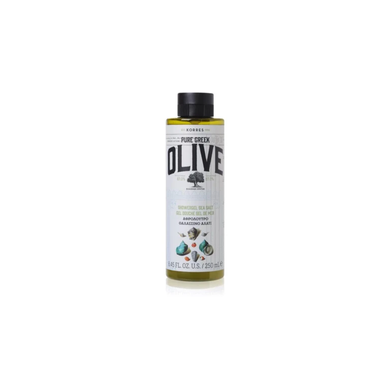Pure Greek Olive Shower Gel (Sea Salt) - 250ml