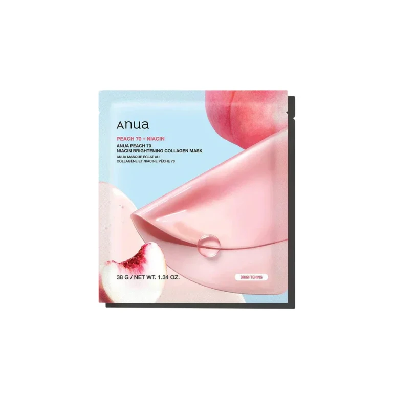 Peach 70 Collagen Brightening Sheet Mask for the Face 38 g