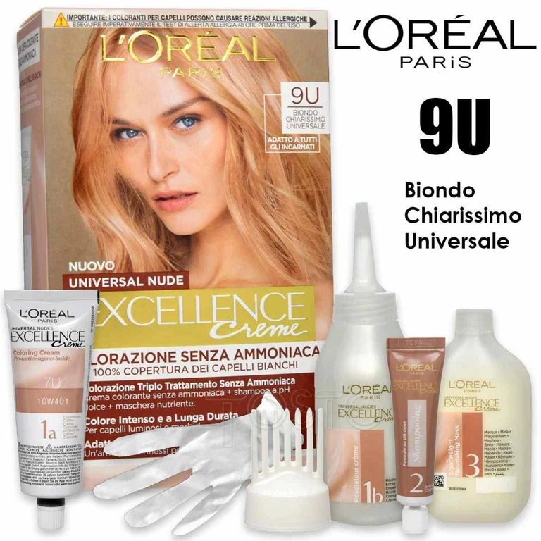 L'oreal color triple treatment excellence nude very light blonde