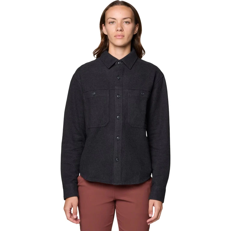 Plusher Relaxed Long Sleeve Flannel Shirt - Women's