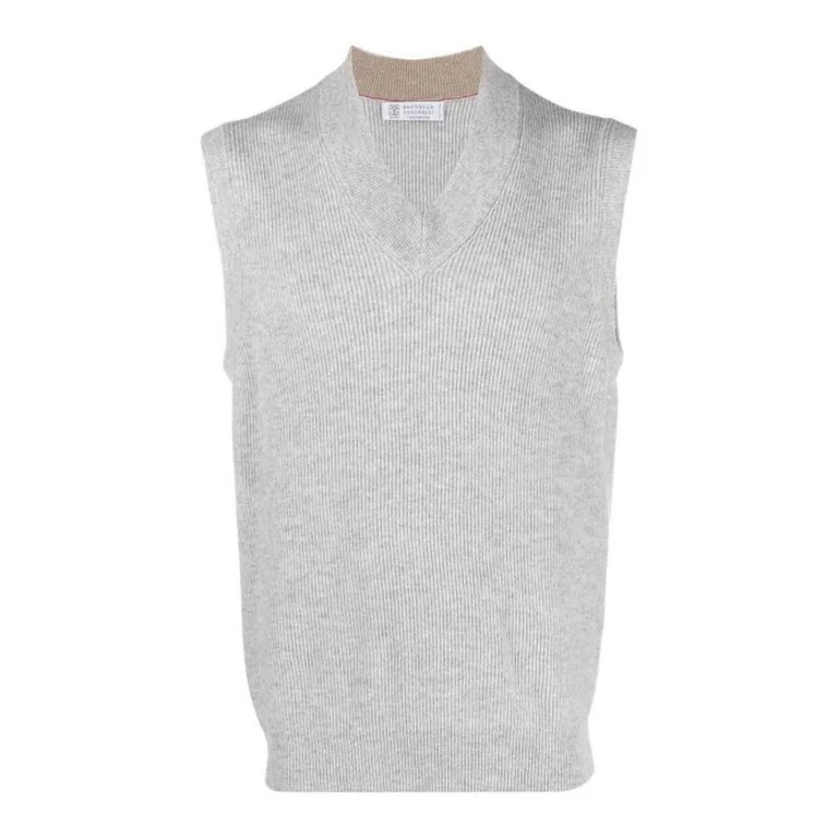 Pebble Ribbed Cashmere Knit Vest