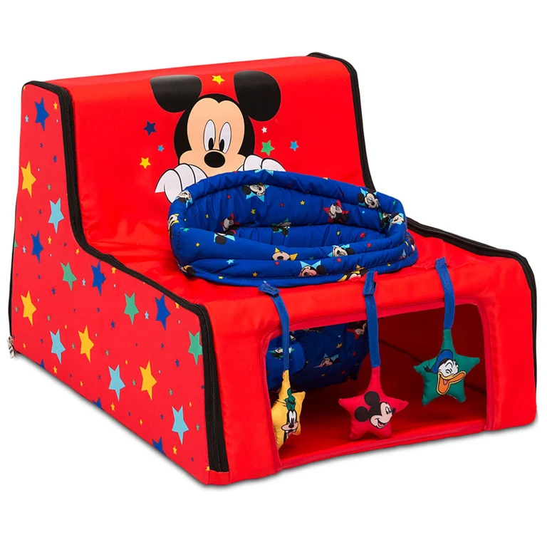 Disney Mickey Mouse Sit N Play Portable Activity Seat for Babies by Delta Children:- Mickey Mouse