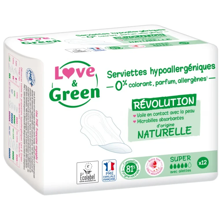 Love&Green Ecological Towels - Revolution - Super x12