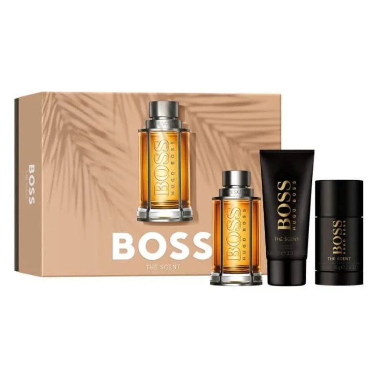 Hugo Boss The Scent Eau De Toilette Spray 100ml gift set 3 pieces