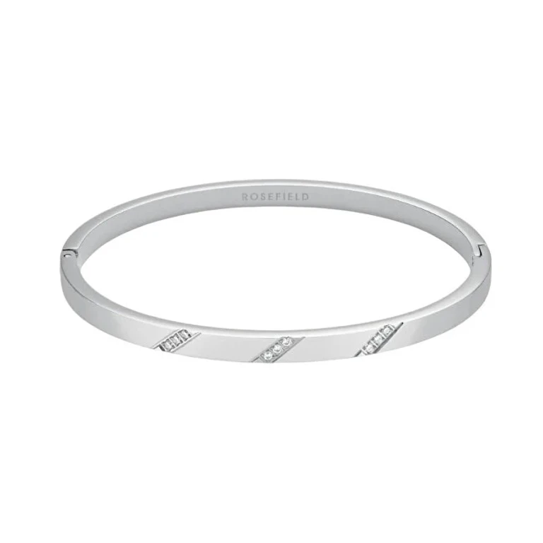 Elegante Solid Bracelet With Crystals Jblcs-J1044