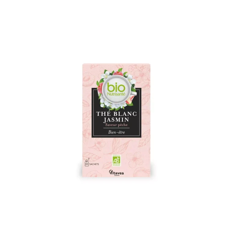 Health BioNutrisanté White Tea Jasmine Peach Flavor 20 Sachets