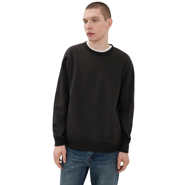 Classic Fleece Crew Sweatshirt Vintage Black XL