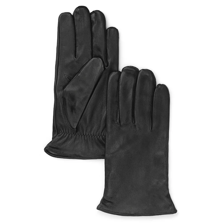 Cashmere Lined Leather Gloves - Exclusive