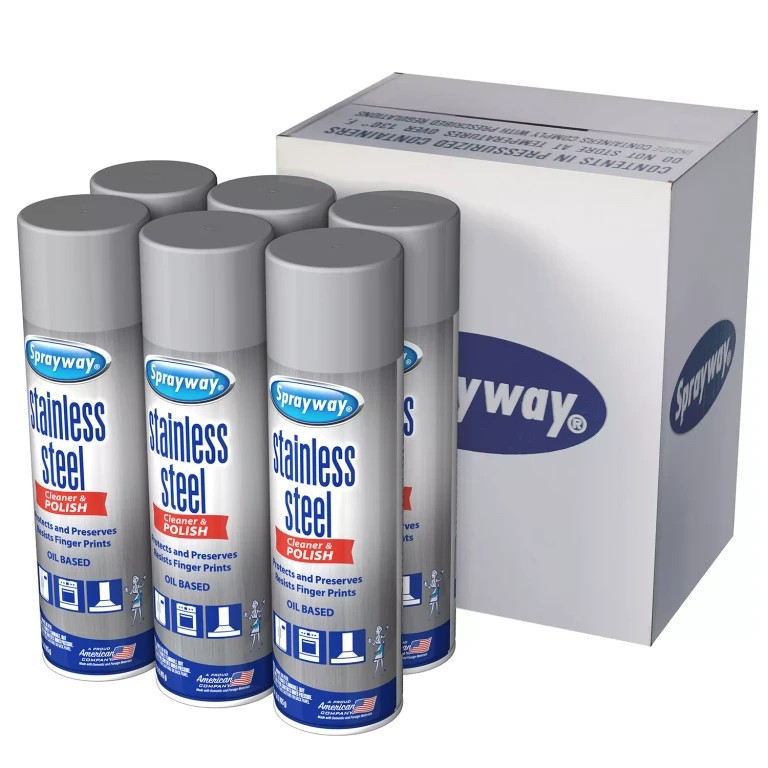Stainless Steel Cleaner and Polisher, 15 oz., 6 pk.