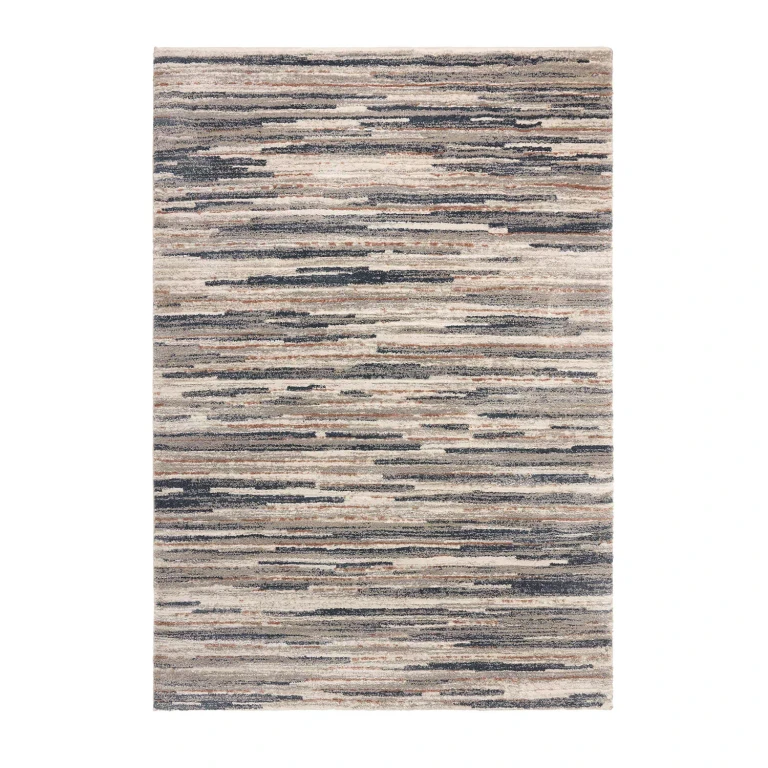 Cozy Plush Area Rug, Assorted Designs and Sizes:- 9'10'x12'10', Denim/Lace
