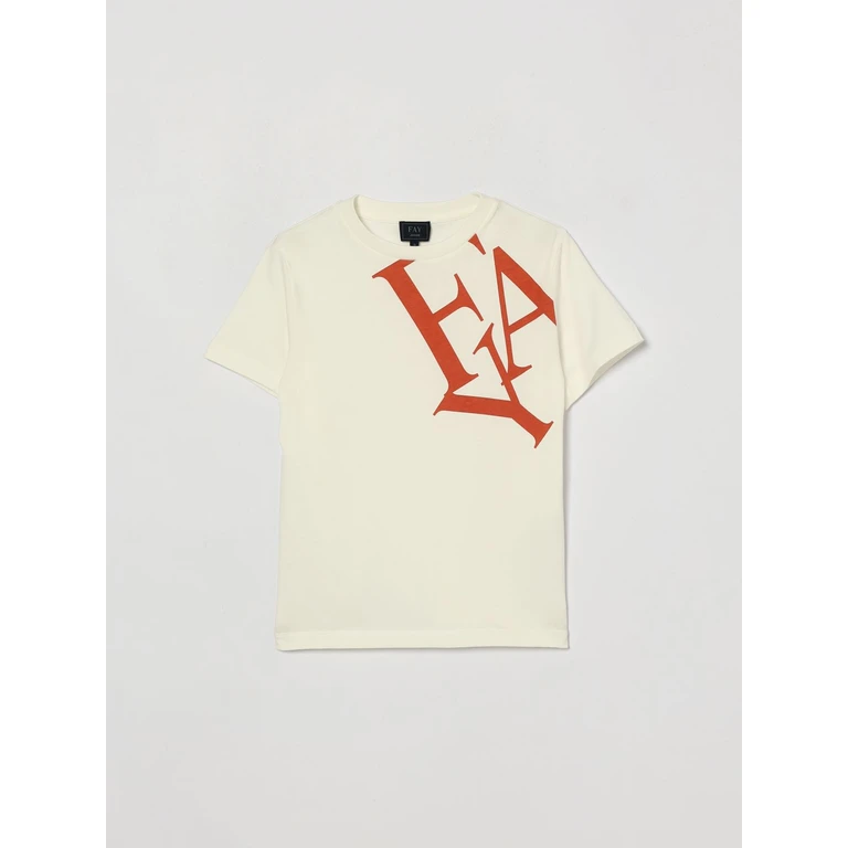 T-Shirt Kids color White (FY8P61Z3708101AR)
