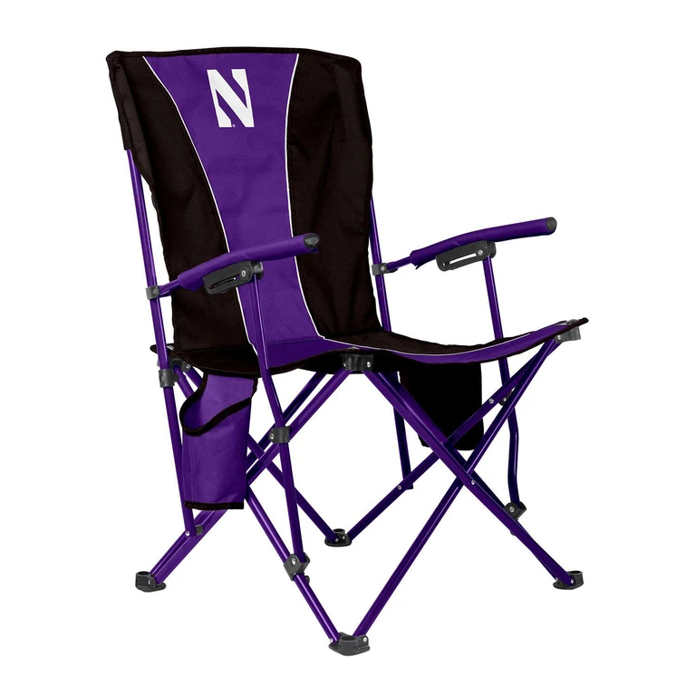 Northwestern Wildcats Hard Arm Chair