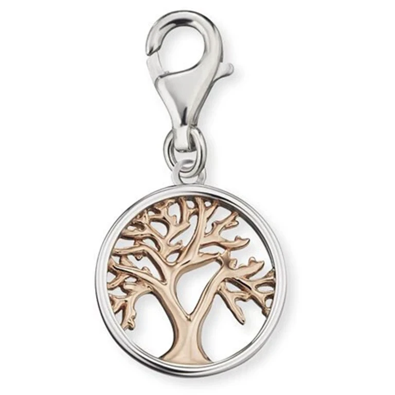 ERC-LILTREE-BI Silver Two-Tone Tree of Life Pendant