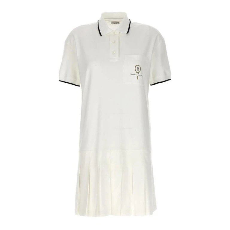 Wowhite Cotton Polo Dress