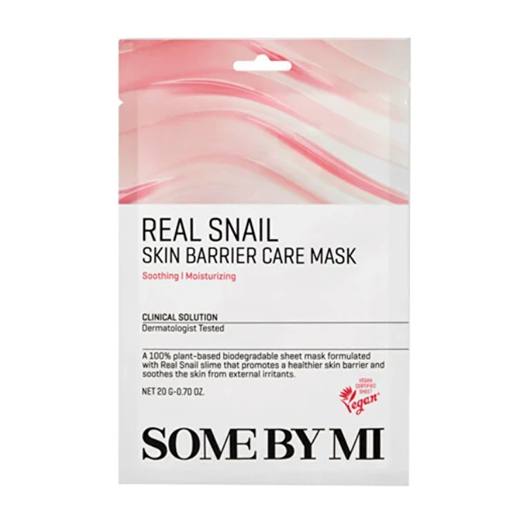 Exfoliating and Hydrating Face Mask Real Snail (Skin Barrier Care Mask) 20 G