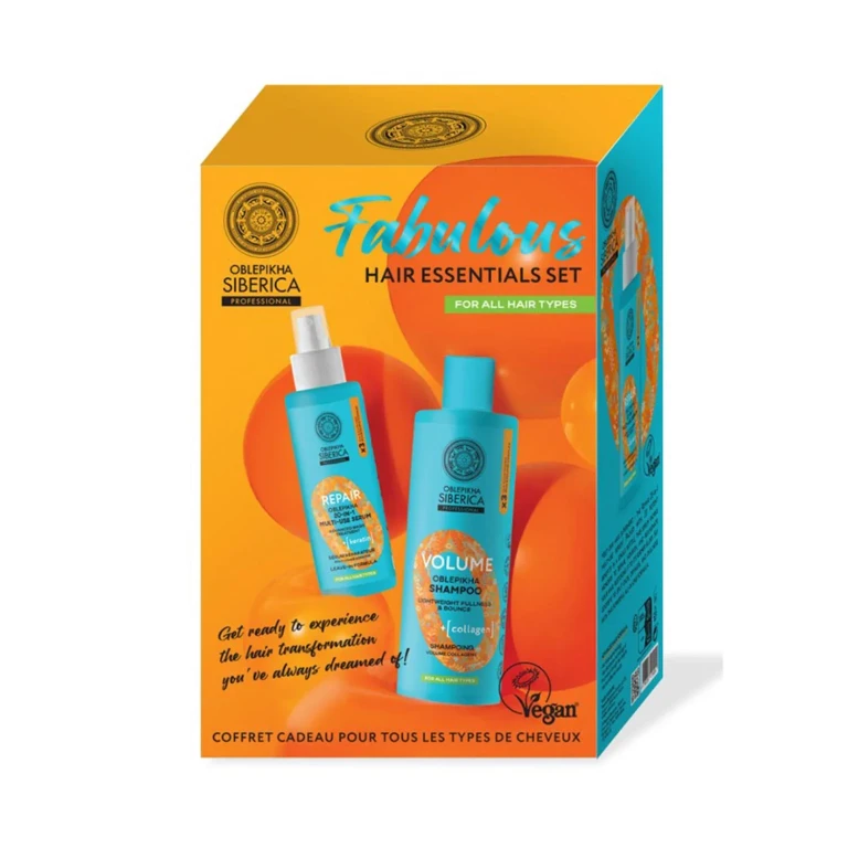 Volume Repair Gift Set: Shampoo for all hair types 200 ml and Conditioner 200 ml