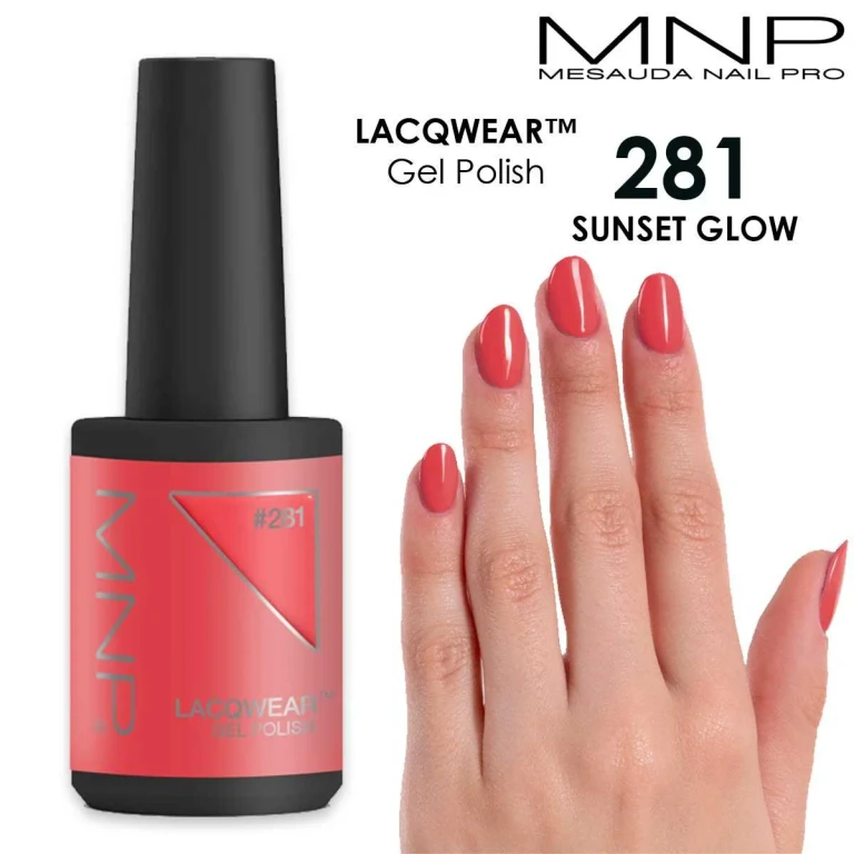 Lacqwear Mnp 10 Ml Gel Polish 281 Sunset Glow