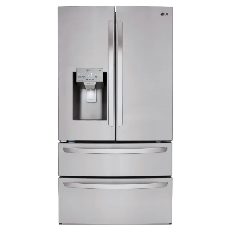 28 Cu. Ft. 4-Door Refrigerator w/ SmartThinQ Technology (Stainless Steel):- Stainless Steel