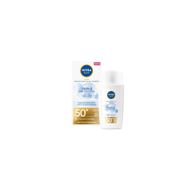 Sun Fluido facial ultraleve Proteção Tripla SPF50