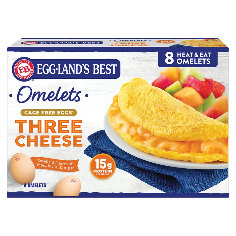 Three Cheese Omelet, Frozen, 8 ct.