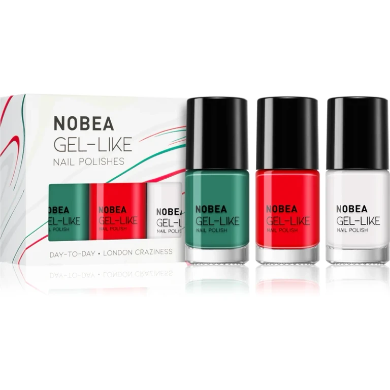 Day-to-Day Vienna Calmness Nail Polish Set 3x6 ml Green Red