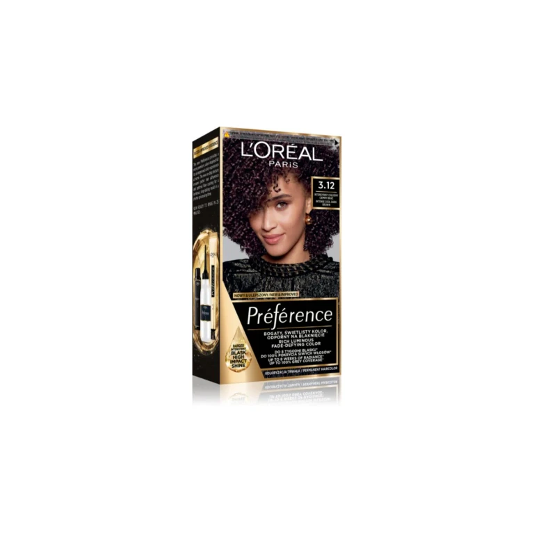L'Oréal Paris Préférence permanent hair dye color 3.12 Toronto