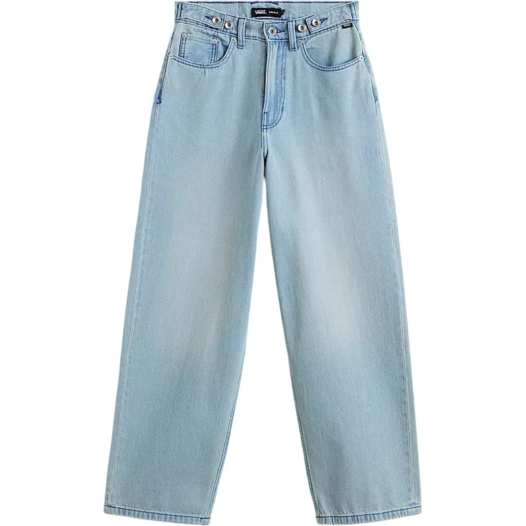 Check-5 Baggy Denim Pants - Women's