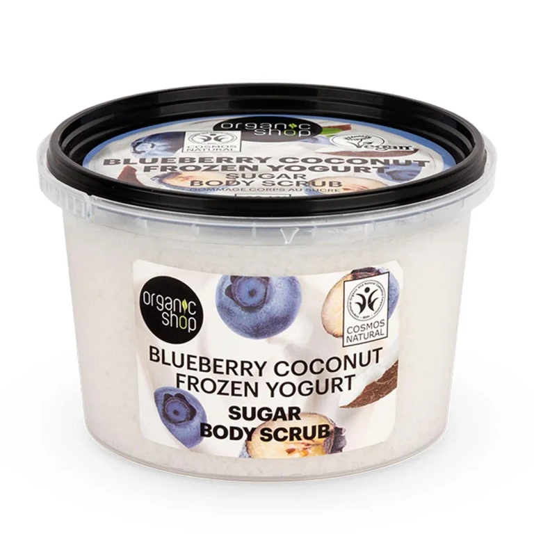 Blueberry Coconut Frozen Yogurt Body Scrub Sugar 250ml