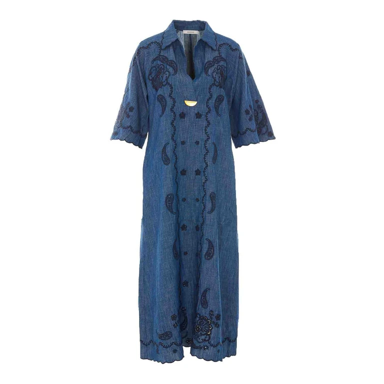 Vestido Camiseiro Longo Aster