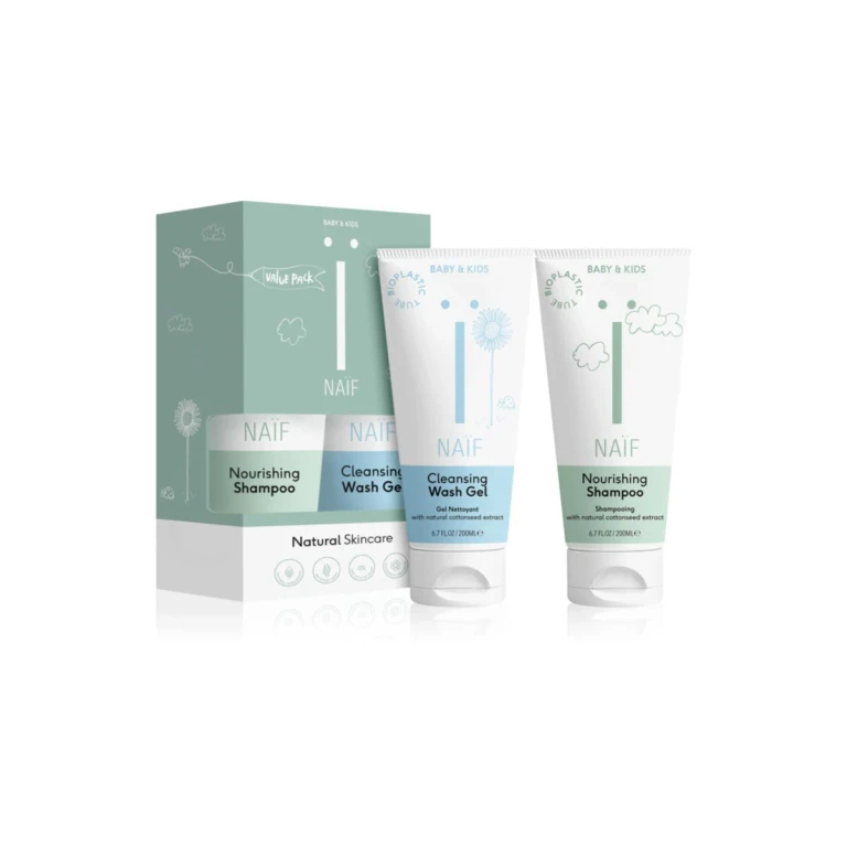 Baby & Kids Set for newborns cleansing gel for children and newborns 200 ml + nourishing shampoo for the scalp of the baby bambino 200 ml