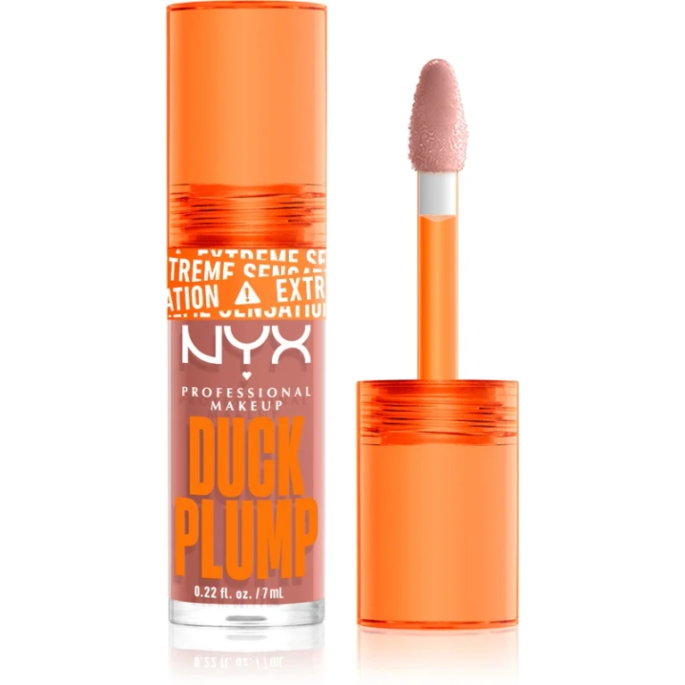 Professional Makeup Duck Plump Lip Gloss Volumizing Effect Color 02 Banging Bare 7 ml