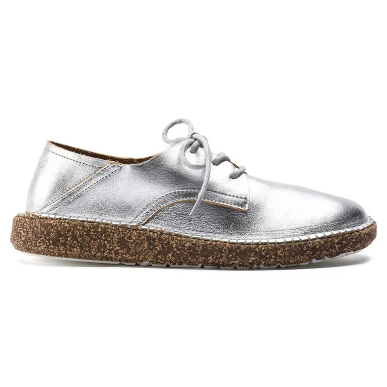 Gary Leather Silver Shoes