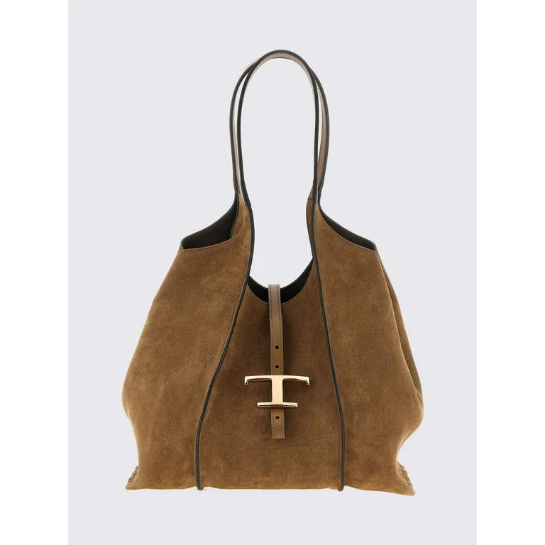 Bolsa de compras midi Tod's 'T Timeless em marrom