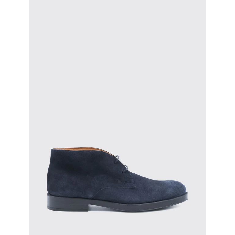 Tod's Bottines en Cuir Suédé avec Monogramme Embossé