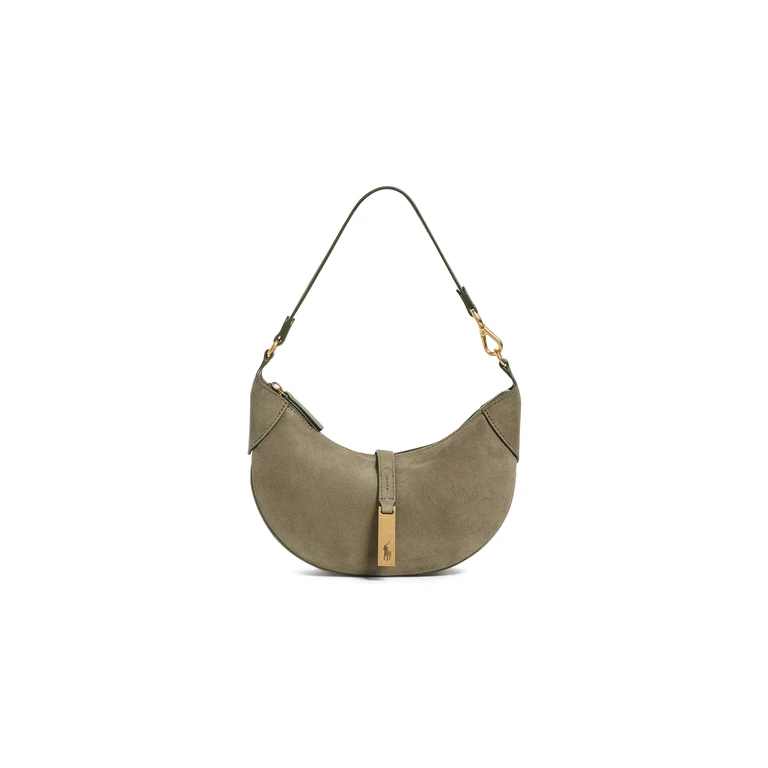 Suede ID Mini Shoulder Bag Light Olive One Size
