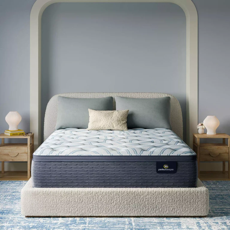 Perfect Sleeper Delfino Nights Medium Pillow Top Cal King LP Set:- California King, +5' Box Spring, Medium