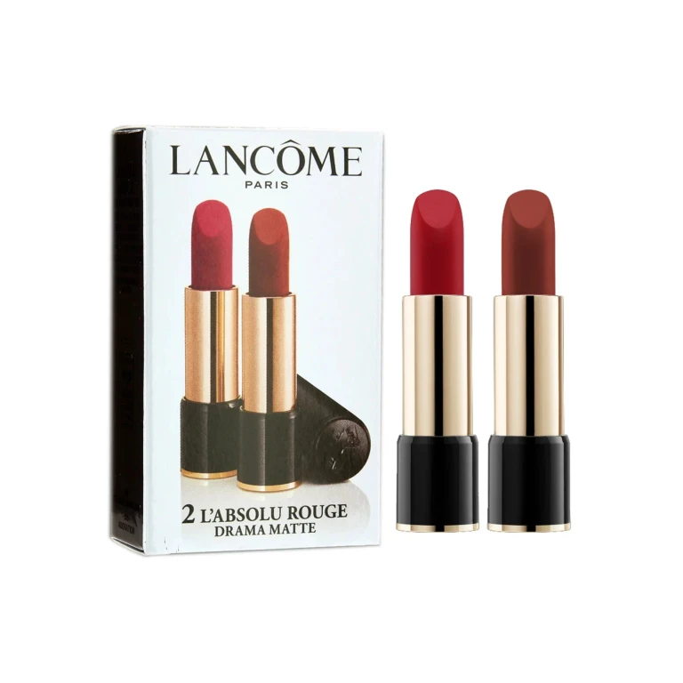 랑콤 L'Absolu Rouge 매트 크림 립스틱 듀오 290 드라마
