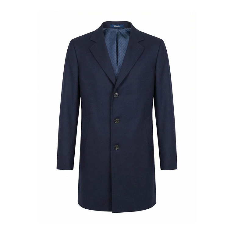 Manteau Au Genou - Bleu Foncé (DC22813F780)