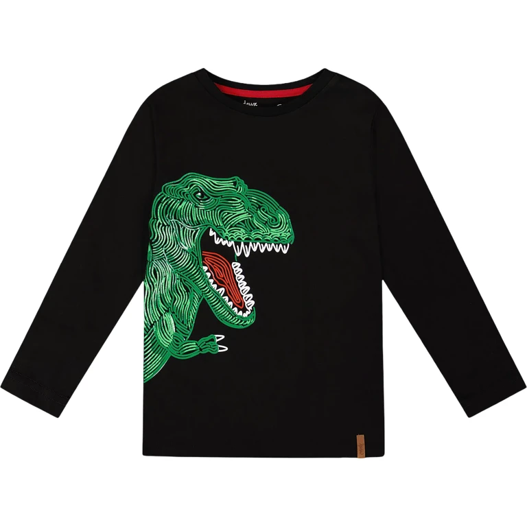 Dinosaur Long Sleeve Jersey T-Shirt - Little Boy
