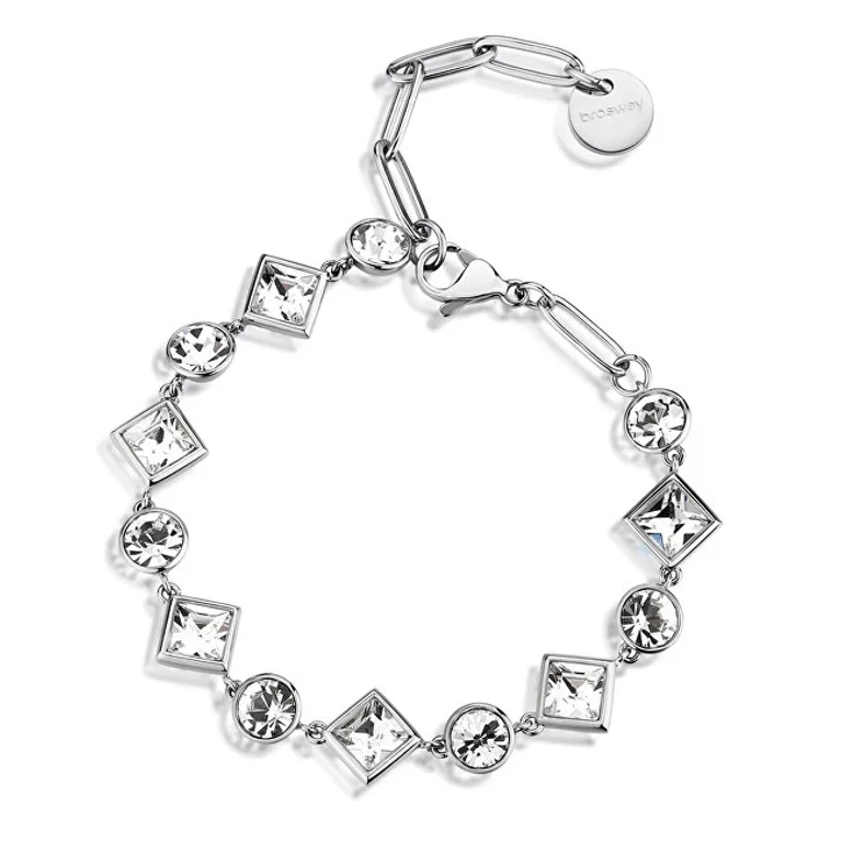 Emphasis BEH15 Sparkling Clear Crystal Women's Bracelet