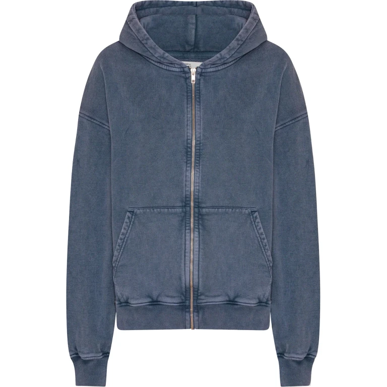 Organic Oversized Zip Hood - Unisex