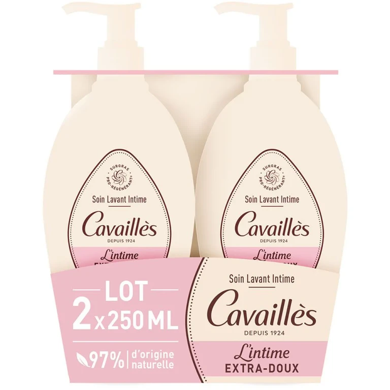 Cavaillès L'Intimo Very soft Underwear Cleansing Treatment - PACK of 2x250ml